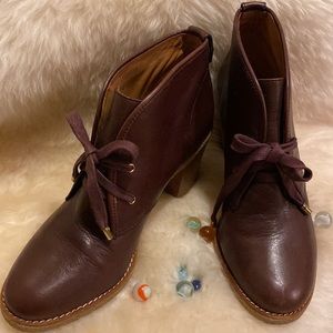 😍COACH Leather Nikol Ankle Boots GORGEOUS💋